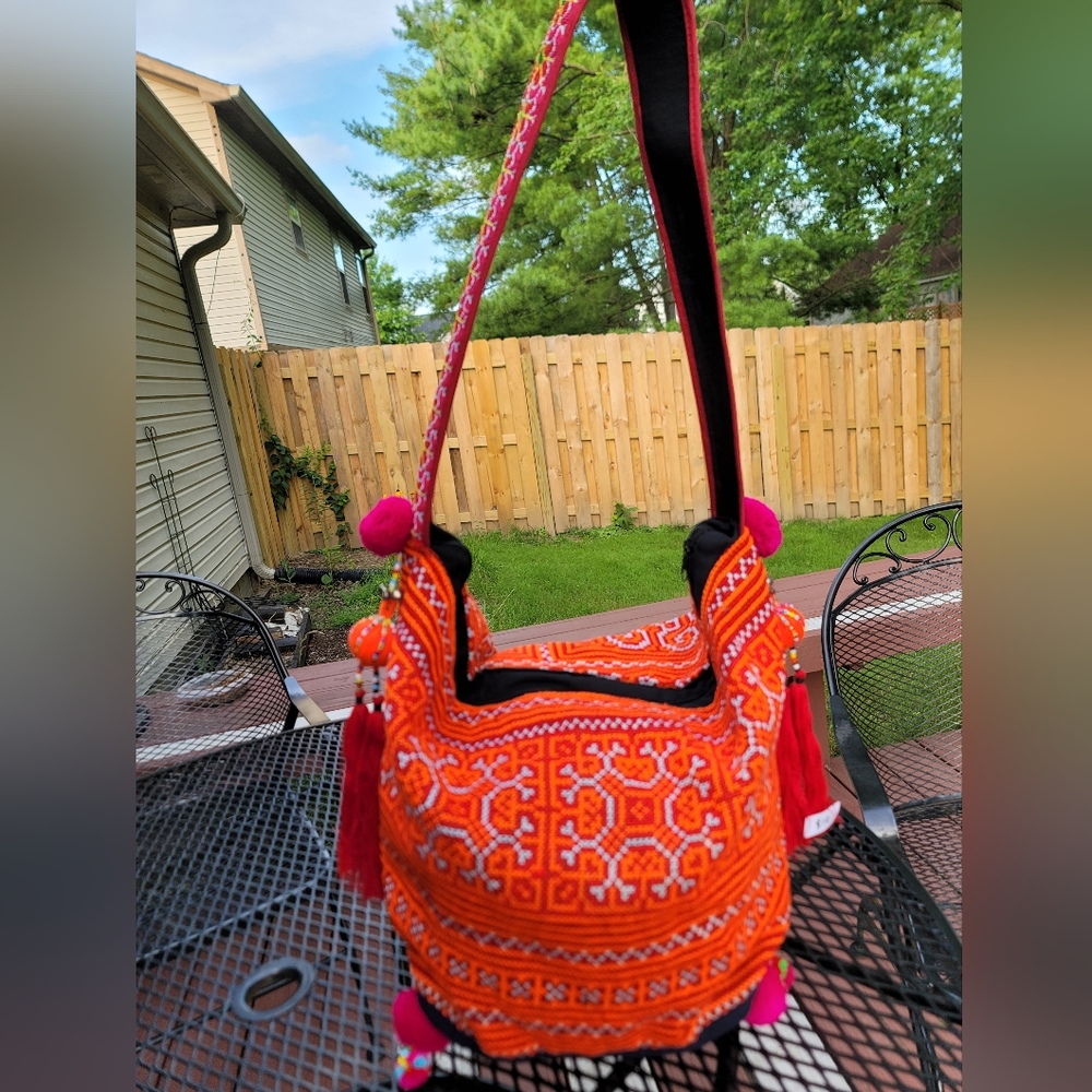 Tribal Handbag with tassels